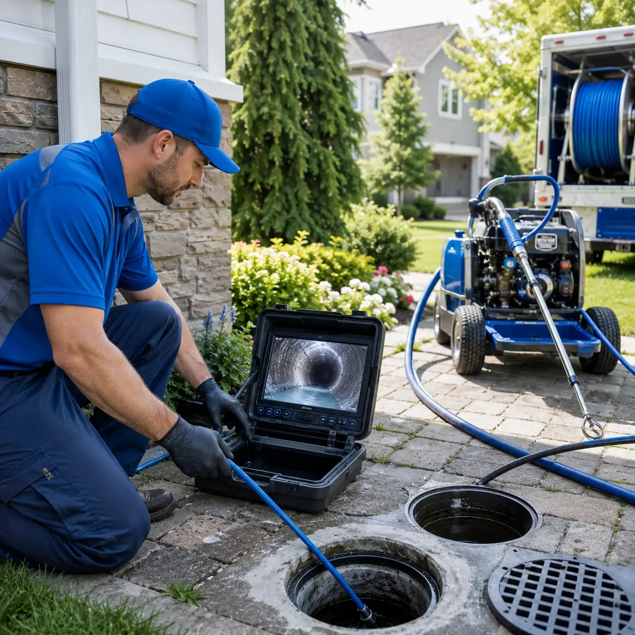Outdoor drain cleaning professionals serving Soper, OK